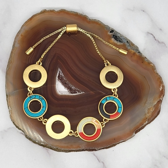 Madewell Jewelry - Madewell Desert Sunset Circle Bracelet